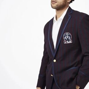 Brooks Brothers x FILA Striped Seersucker Newport Blazer